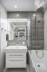 Azulejo para uma pequena casa de banho (mais de 150 Design Fotos): A combinação ideal de estilo e decoração
