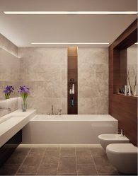 Azulejo para uma pequena casa de banho (mais de 150 Design Fotos): A combinação ideal de estilo e decoração