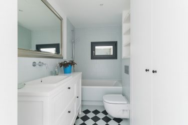 Azulejo para uma pequena casa de banho (mais de 150 Design Fotos): A combinação ideal de estilo e decoração