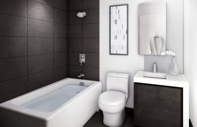 Azulejo para uma pequena casa de banho (mais de 150 Design Fotos): A combinação ideal de estilo e decoração