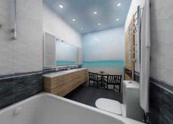 Azulejo para uma pequena casa de banho (mais de 150 Design Fotos): A combinação ideal de estilo e decoração
