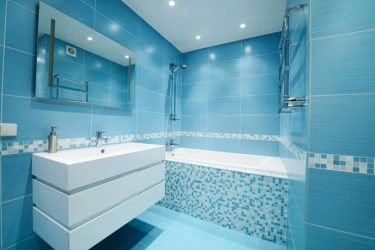 Azulejo para uma pequena casa de banho (mais de 150 Design Fotos): A combinação ideal de estilo e decoração