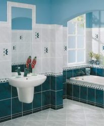 Azulejo para uma pequena casa de banho (mais de 150 Design Fotos): A combinação ideal de estilo e decoração