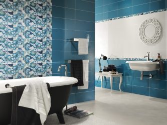 Azulejo para uma pequena casa de banho (mais de 150 Design Fotos): A combinação ideal de estilo e decoração