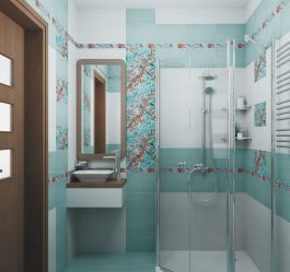 Azulejo para uma pequena casa de banho (mais de 150 Design Fotos): A combinação ideal de estilo e decoração