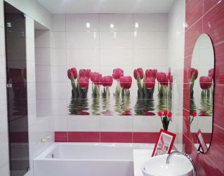 Azulejo para uma pequena casa de banho (mais de 150 Design Fotos): A combinação ideal de estilo e decoração