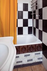 Azulejo para uma pequena casa de banho (mais de 150 Design Fotos): A combinação ideal de estilo e decoração