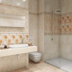 Azulejo para uma pequena casa de banho (mais de 150 Design Fotos): A combinação ideal de estilo e decoração