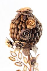 Modelos Artesanato de cereais e massas para crianças com as próprias mãos (mais de 185 fotos) - A solução original para decorar a casa e não apenas