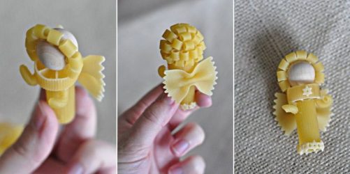 Modelos Artesanato de cereais e massas para crianças com as próprias mãos (mais de 185 fotos) - A solução original para decorar a casa e não apenas