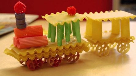 Modelos Artesanato de cereais e massas para crianças com as próprias mãos (mais de 185 fotos) - A solução original para decorar a casa e não apenas