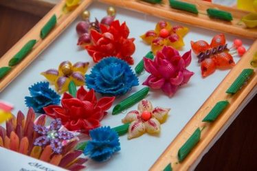Modelos Artesanato de cereais e massas para crianças com as próprias mãos (mais de 185 fotos) - A solução original para decorar a casa e não apenas