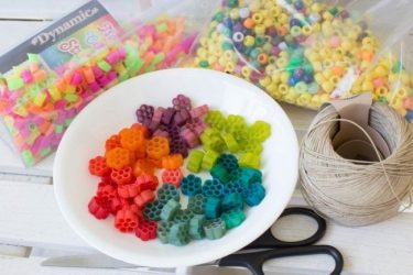 Modelos Artesanato de cereais e massas para crianças com as próprias mãos (mais de 185 fotos) - A solução original para decorar a casa e não apenas
