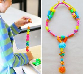 Modelos Artesanato de cereais e massas para crianças com as próprias mãos (mais de 185 fotos) - A solução original para decorar a casa e não apenas