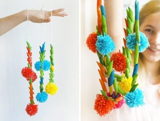 Modelos Artesanato de cereais e massas para crianças com as próprias mãos (mais de 185 fotos) - A solução original para decorar a casa e não apenas