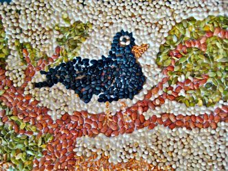 Modelos Artesanato de cereais e massas para crianças com as próprias mãos (mais de 185 fotos) - A solução original para decorar a casa e não apenas