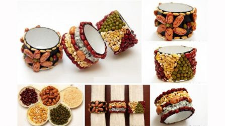 Modelos Artesanato de cereais e massas para crianças com as próprias mãos (mais de 185 fotos) - A solução original para decorar a casa e não apenas