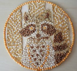 Modelos Artesanato de cereais e massas para crianças com as próprias mãos (mais de 185 fotos) - A solução original para decorar a casa e não apenas