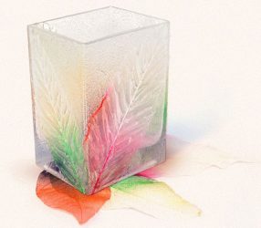 Artesanato de folhas em uma folha de papel As mãos. O que você precisa saber para criar um aplicativo bonito
