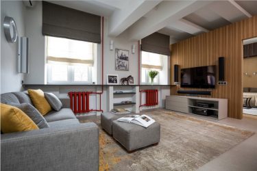 Prateleira de TV na parede (295+ fotos): nuances de design (articulada, canto, vidro)