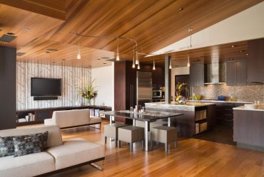 Prateleira de TV na parede (295+ fotos): nuances de design (articulada, canto, vidro)