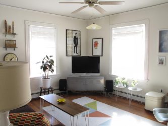 Prateleira de TV na parede (295+ fotos): nuances de design (articulada, canto, vidro)