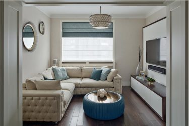 Prateleira de TV na parede (295+ fotos): nuances de design (articulada, canto, vidro)