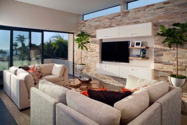 Prateleira de TV na parede (295+ fotos): nuances de design (articulada, canto, vidro)