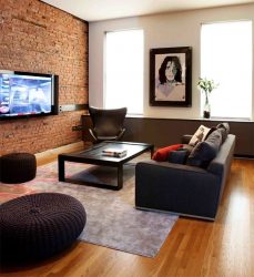 Prateleira de TV na parede (295+ fotos): nuances de design (articulada, canto, vidro)