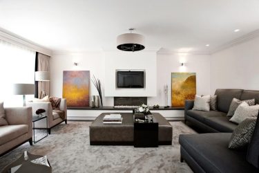 Prateleira de TV na parede (295+ fotos): nuances de design (articulada, canto, vidro)