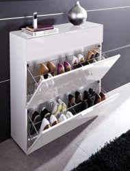 Hall de entrada com prateleiras para sapatos e roupas As mãos: 125 + opções de foto (com um assento, com um cabide, com uma banqueta e não só)