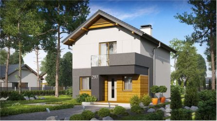 175+ Foto Projetos de casas de blocos de concreto de espuma, ou como construir rapidamente um sonho?