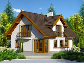 175+ Foto Projetos de casas de blocos de concreto de espuma, ou como construir rapidamente um sonho?