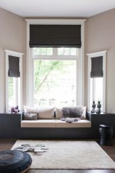 Cortinas romanas no interior (mais de 205 fotografias) - Decoração de janelas elegantes com as próprias mãos (instruções passo a passo)