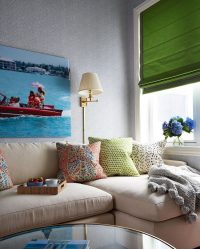 Cortinas romanas no interior (mais de 205 fotografias) - Decoração de janelas elegantes com as próprias mãos (instruções passo a passo)