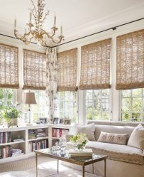 Cortinas romanas no interior (mais de 205 fotografias) - Decoração de janelas elegantes com as próprias mãos (instruções passo a passo)