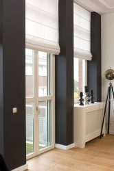 Cortinas romanas no interior (mais de 205 fotografias) - Decoração de janelas elegantes com as próprias mãos (instruções passo a passo)