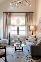 Cortinas romanas no interior (mais de 205 fotografias) - Decoração de janelas elegantes com as próprias mãos (instruções passo a passo)