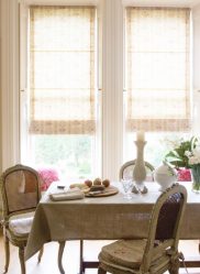 Cortinas romanas no interior (mais de 205 fotografias) - Decoração de janelas elegantes com as próprias mãos (instruções passo a passo)
