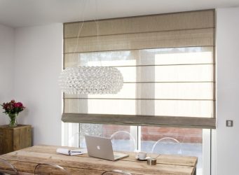 Cortinas romanas no interior (mais de 205 fotografias) - Decoração de janelas elegantes com as próprias mãos (instruções passo a passo)