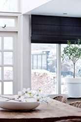 Cortinas romanas no interior (mais de 205 fotografias) - Decoração de janelas elegantes com as próprias mãos (instruções passo a passo)