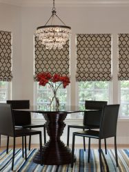 Cortinas romanas no interior (mais de 205 fotografias) - Decoração de janelas elegantes com as próprias mãos (instruções passo a passo)