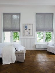 Cortinas romanas no interior (mais de 205 fotografias) - Decoração de janelas elegantes com as próprias mãos (instruções passo a passo)