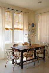 Cortinas romanas no interior (mais de 205 fotografias) - Decoração de janelas elegantes com as próprias mãos (instruções passo a passo)
