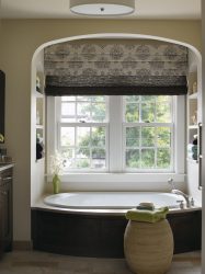 Cortinas romanas no interior (mais de 205 fotografias) - Decoração de janelas elegantes com as próprias mãos (instruções passo a passo)