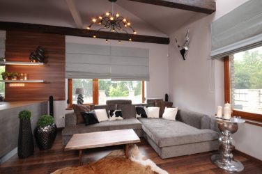 Cortinas romanas no interior (mais de 205 fotografias) - Decoração de janelas elegantes com as próprias mãos (instruções passo a passo)