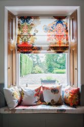 Cortinas romanas no interior (mais de 205 fotografias) - Decoração de janelas elegantes com as próprias mãos (instruções passo a passo)
