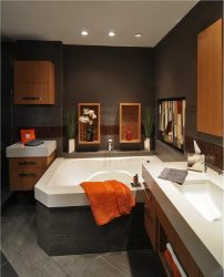 Cor marrom no interior: 260+ (foto) design de chocolate. Combinações de cores interessantes e originais