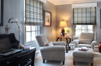 Roman curtains in the interior (205+ Photos) - Stylish window decoration with your own hands (step by step instructions)