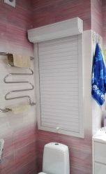 Persianas no banheiro - A escolha do homem moderno. 70+ (foto) opções e nuances de sua instalação